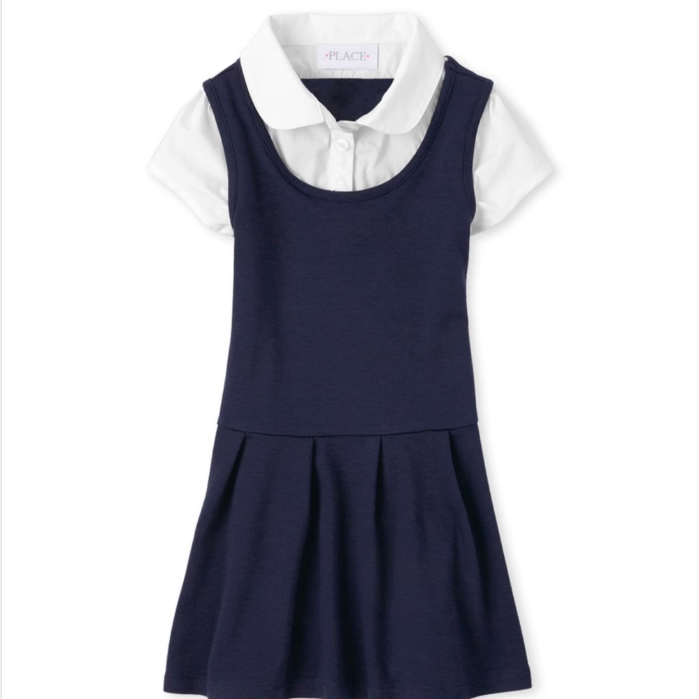 The Children Place Girls school  Dress 7-8